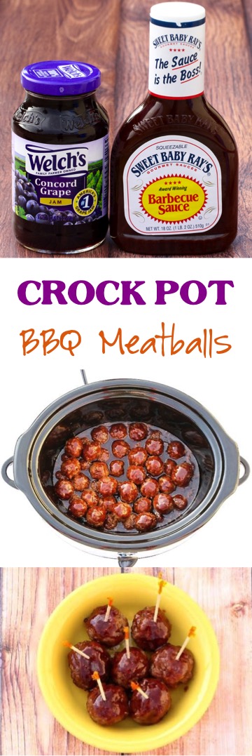 Crock Pot Barbecue Meatballs Recipe from NeverEndingJourneys.com
