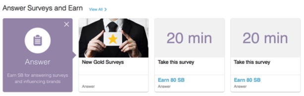 Get Swagbucks SB Points for Taking Surveys