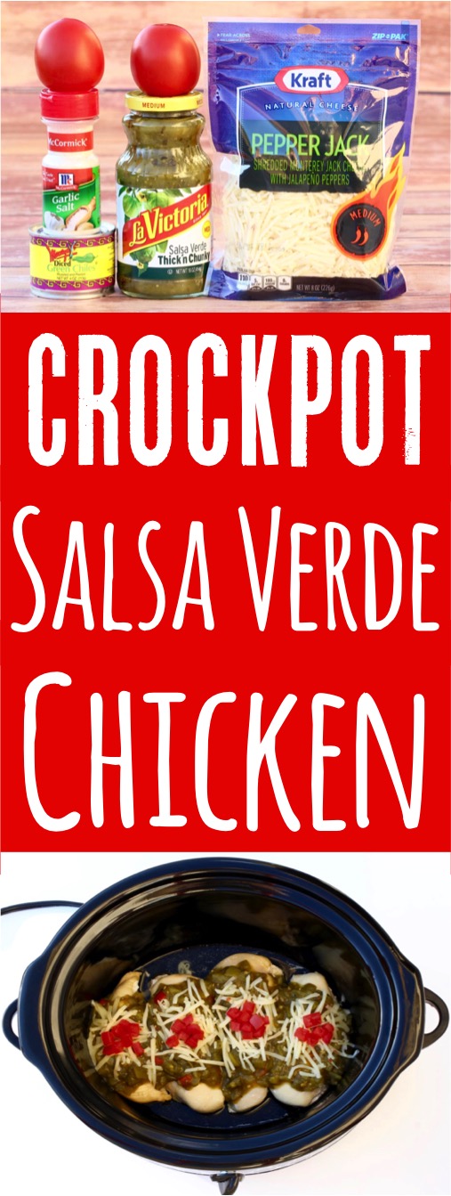 Crockpot Salsa Verde Chicken Recipe! (Easy Dinner) - Never Ending Journeys