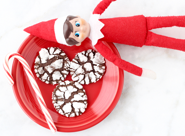 Peppermint Crinkle Cookies