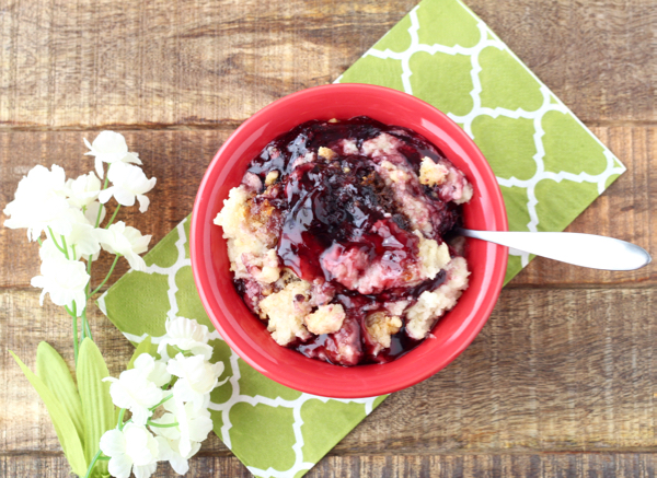 Crockpot Blackberry Cheesecake Dump Cake