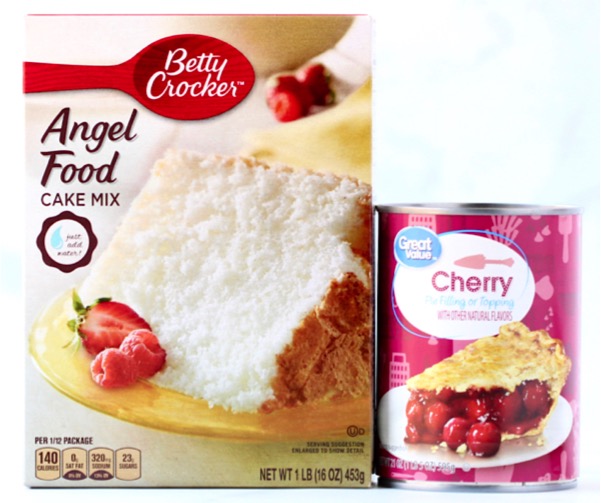 Easy Cherry Angel Food Cake Recipe